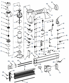 Part Location Diagram of SKN01300AV Campbell Hausfeld Trigger Assembly